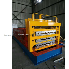 Double layer roll forming machine